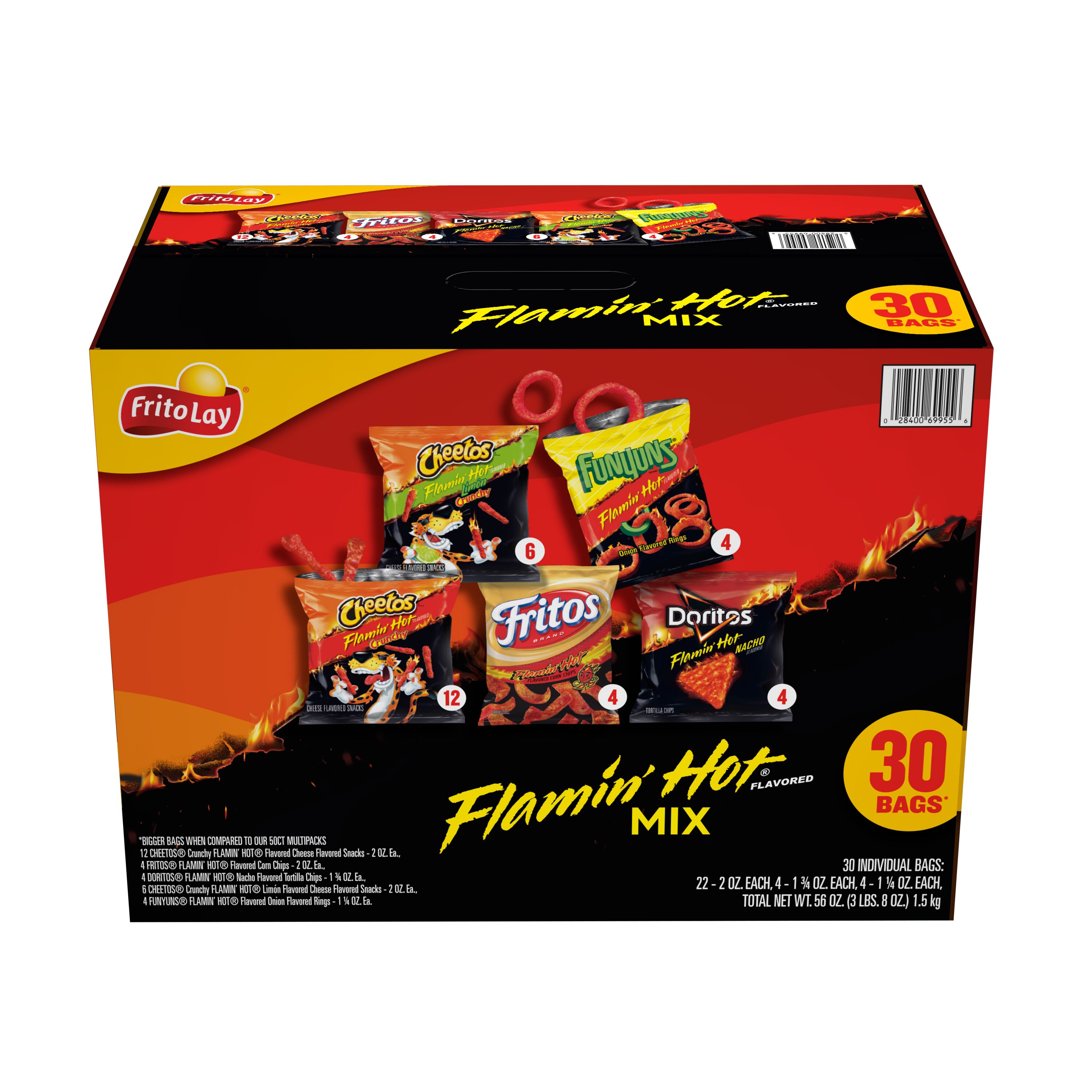 Frito Lay Flamin Hot Mix Variety Pack Smartlabel™