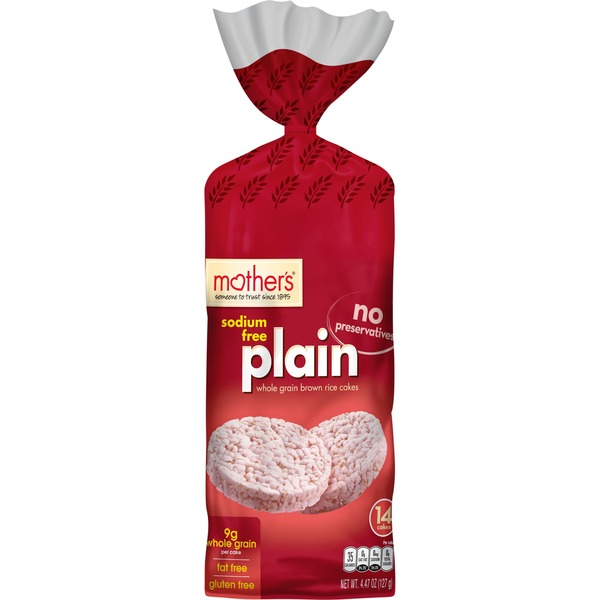 Mother's, Plain, Whole Grain Brown Rice Cakes - SmartLabel™