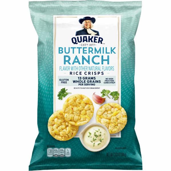 Quaker, Buttermilk Ranch Flavored, Rice Crisps - SmartLabel™