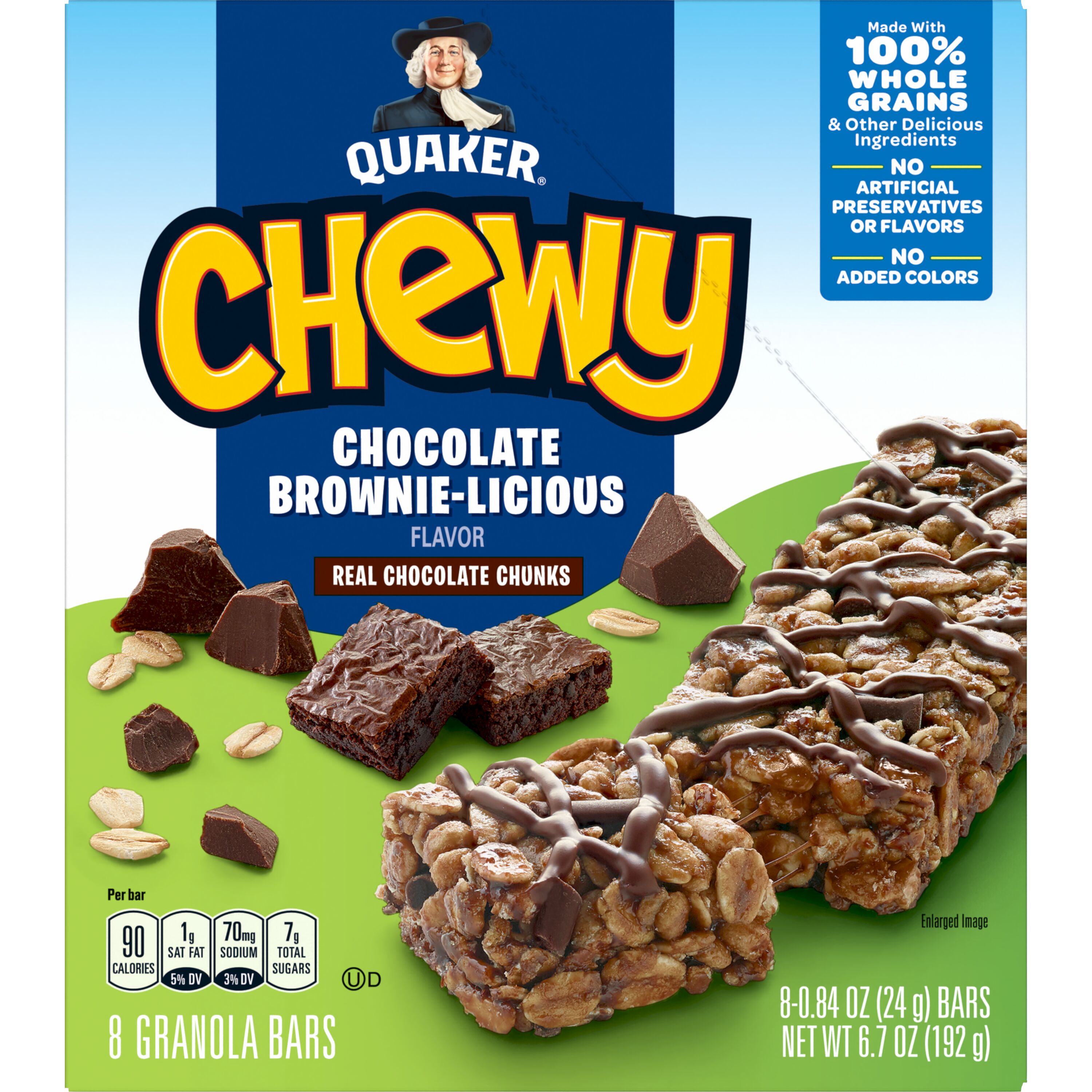 Quaker, Chewy, Chocolate Brownie-Licious Flavor, Granola Bars - SmartLabel™