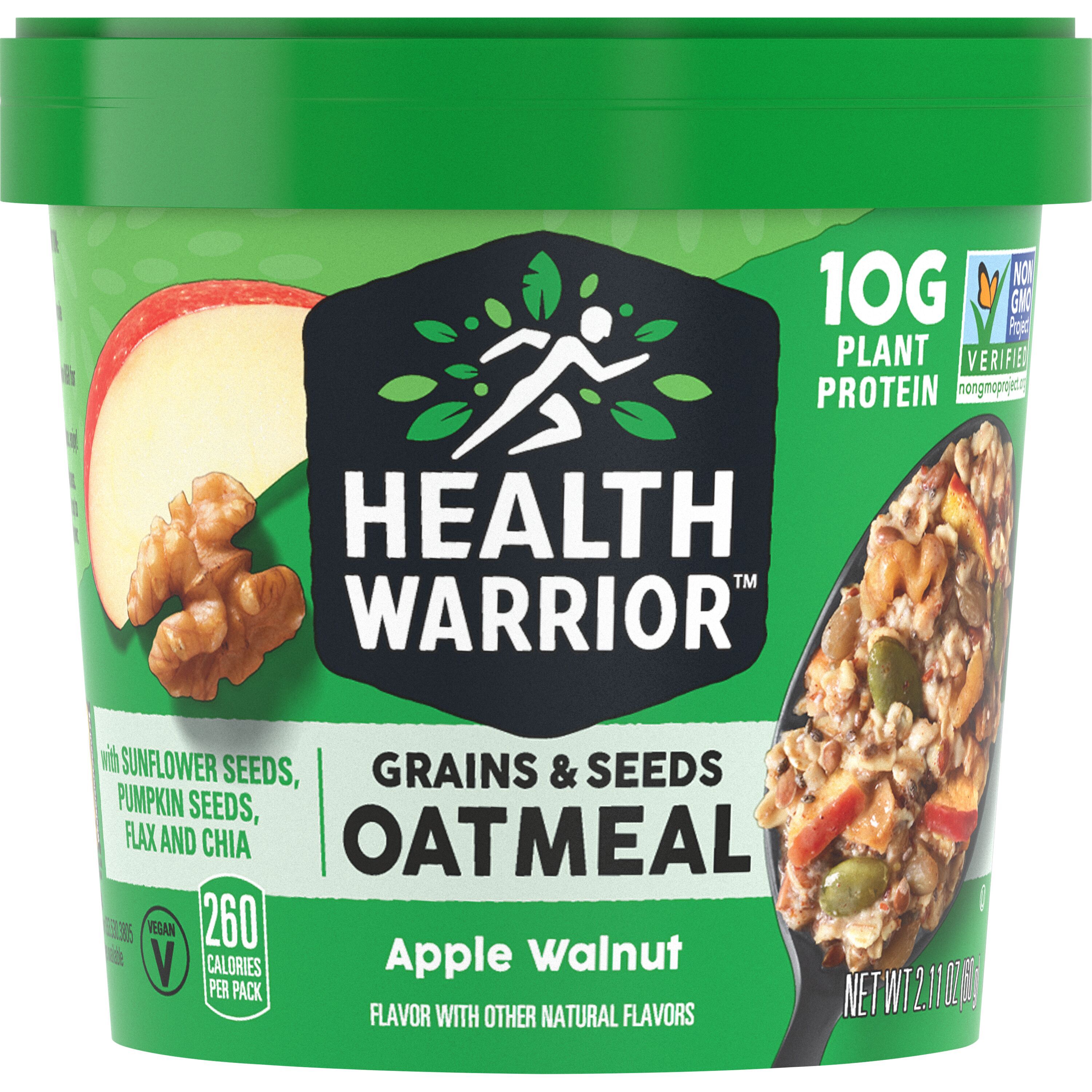 Health Warrior, Apple Walnut Flavor, Grains & Seeds Oatmeal SmartLabel™