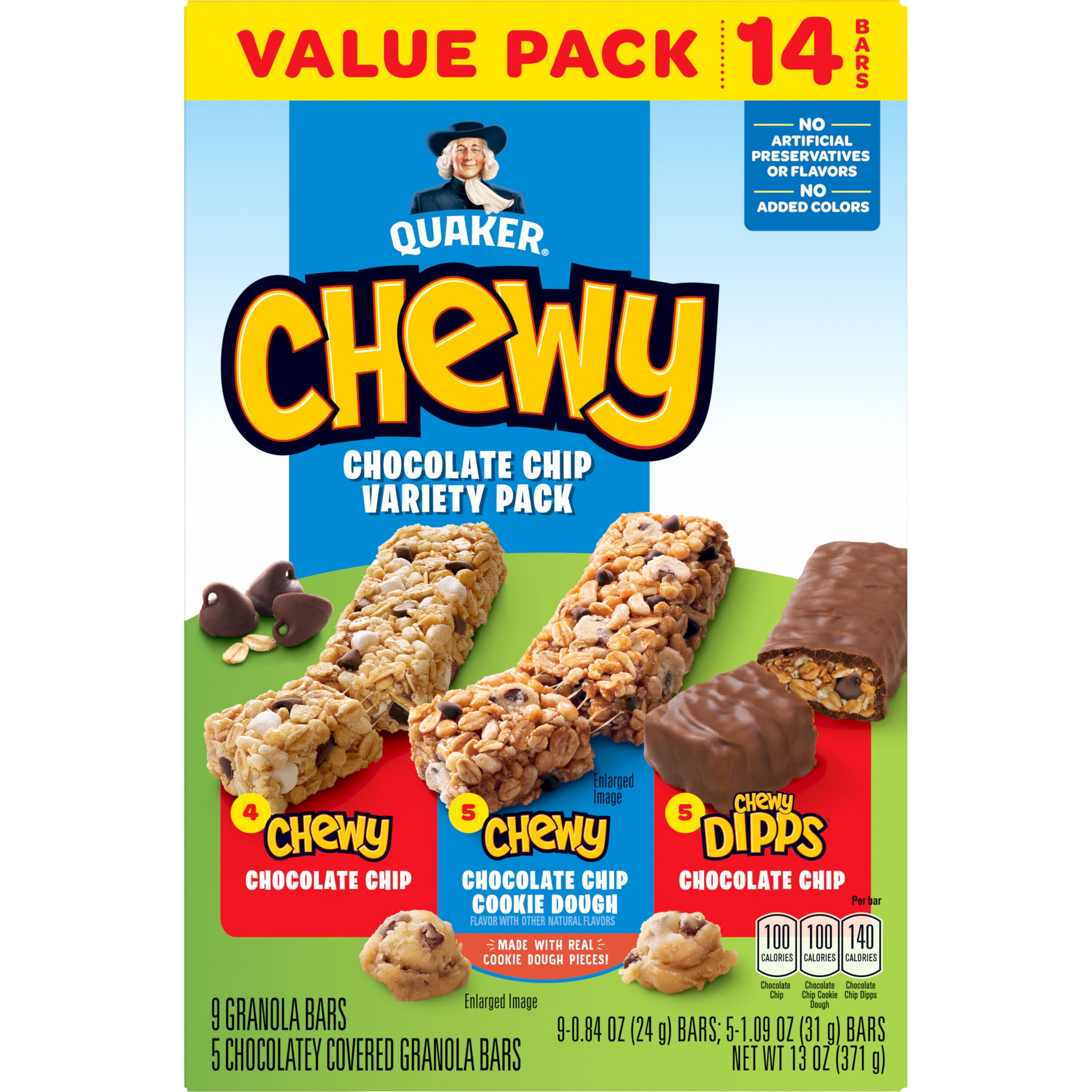 Quaker, Chewy, Variety Pack, Granola Bars - SmartLabel™