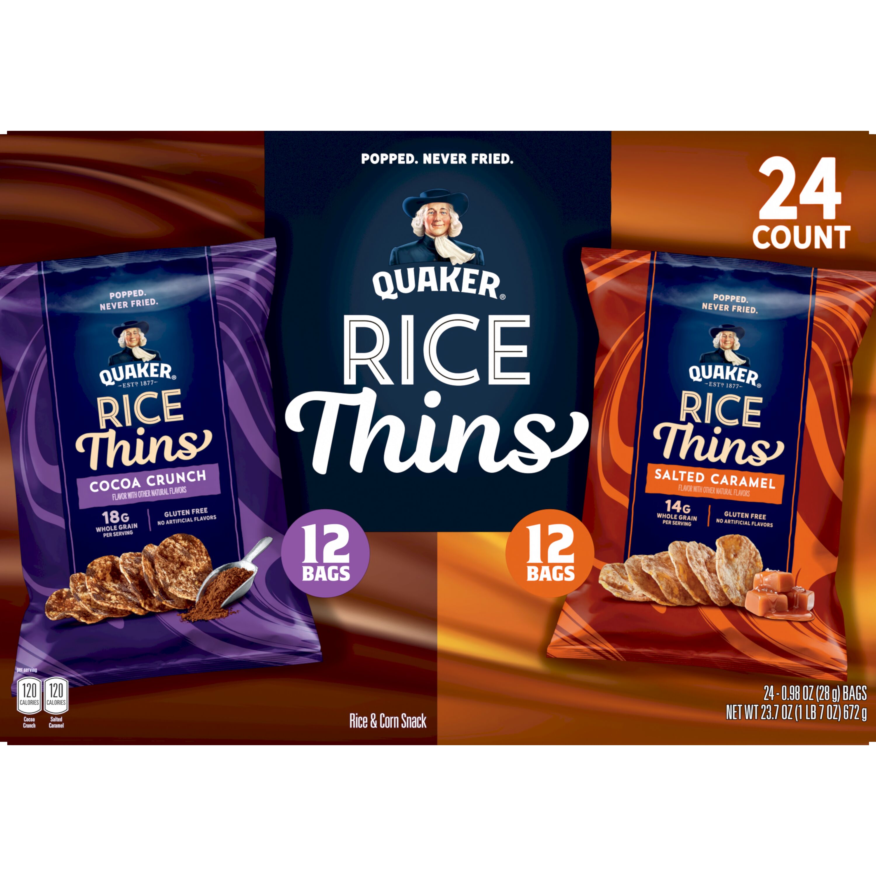 Quaker, Rice Thins, Rice & Corn Snack, Variety Pack - SmartLabel™