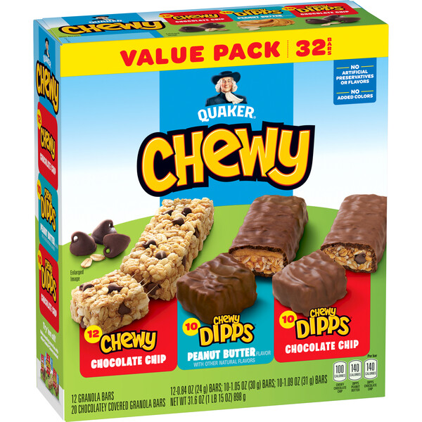 Quaker, Chewy, Variety Pack, Granola Bars - SmartLabel™