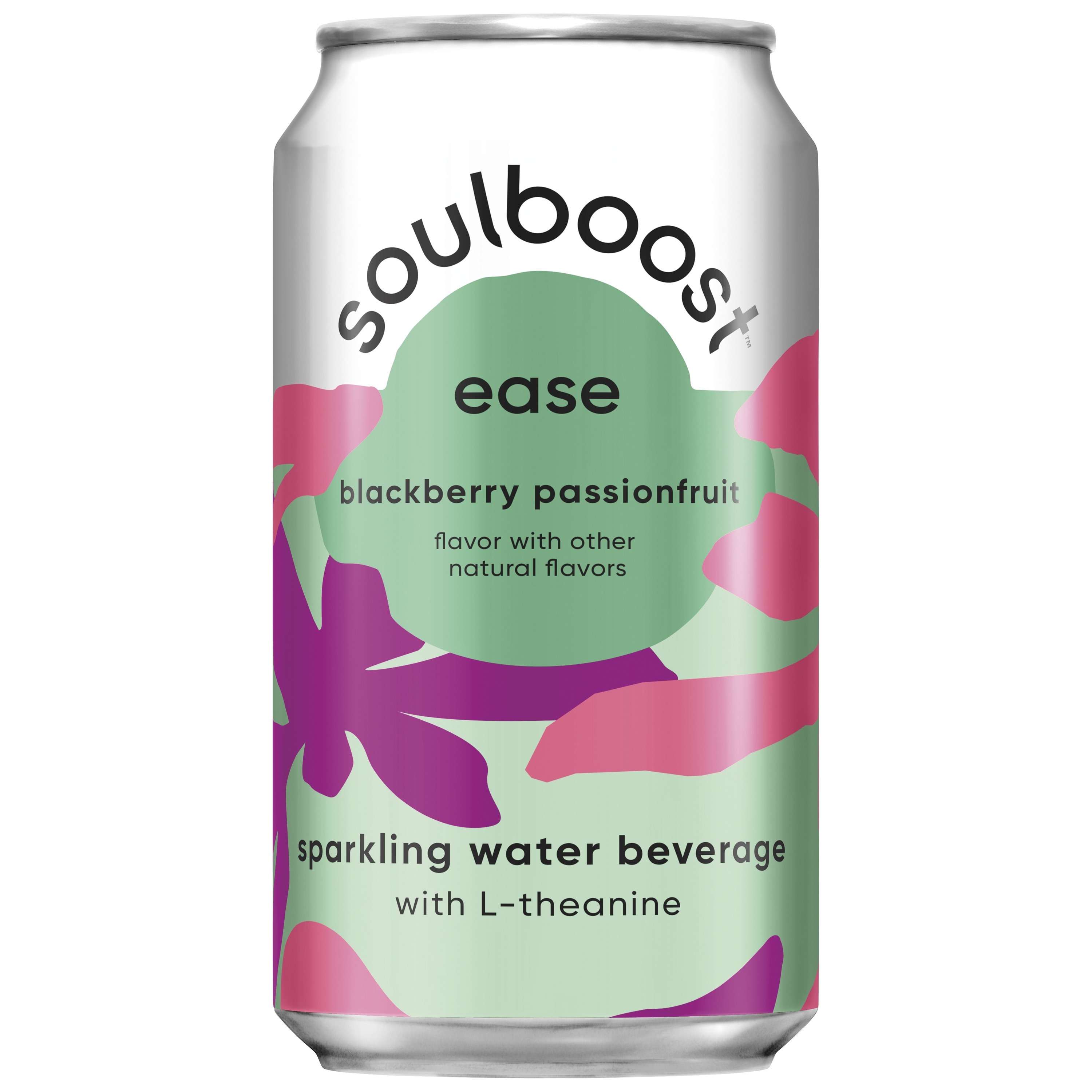 Soulboost, Ease, Blackberry Passionfruit Flavor, Sparkling Water ...