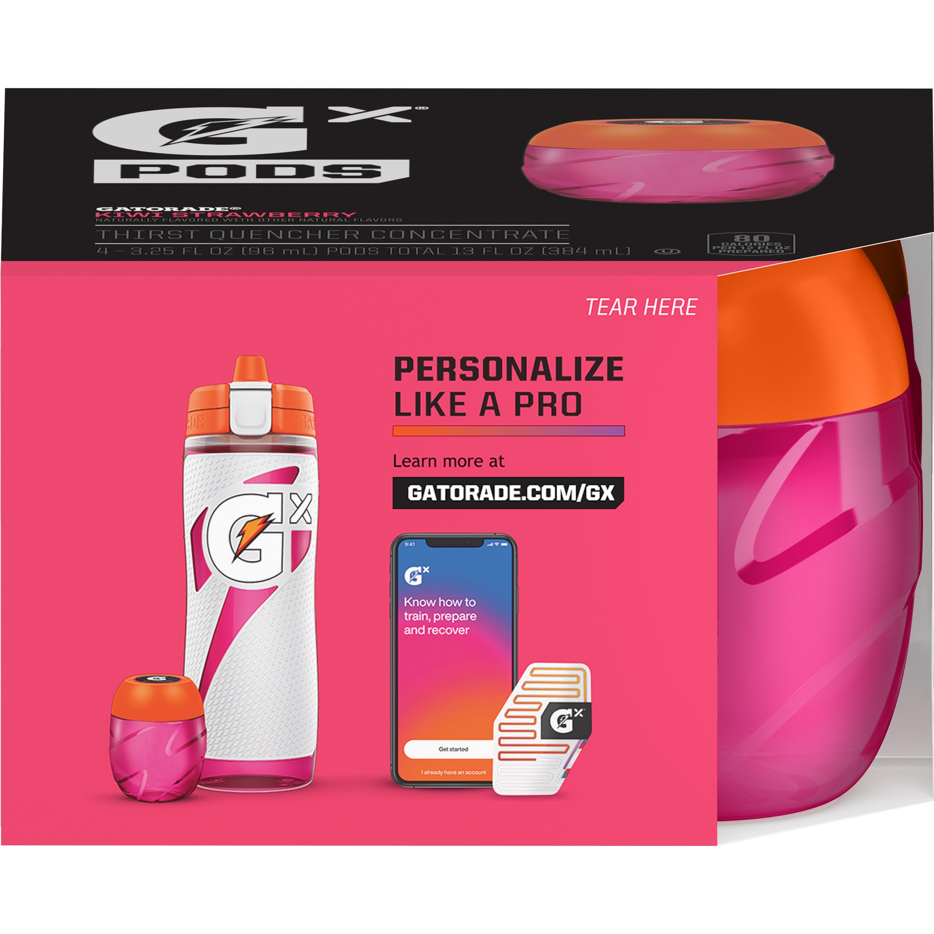 Gatorade, Gx-Pods, Kiwi Strawberry Flavored, Thirst Quencher Concentrate -  SmartLabel™