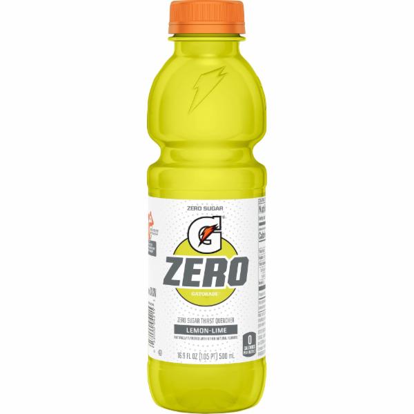 Gatorade, Zero, Lemon-Lime Flavored, Zero Sugar Thirst Quencher ...