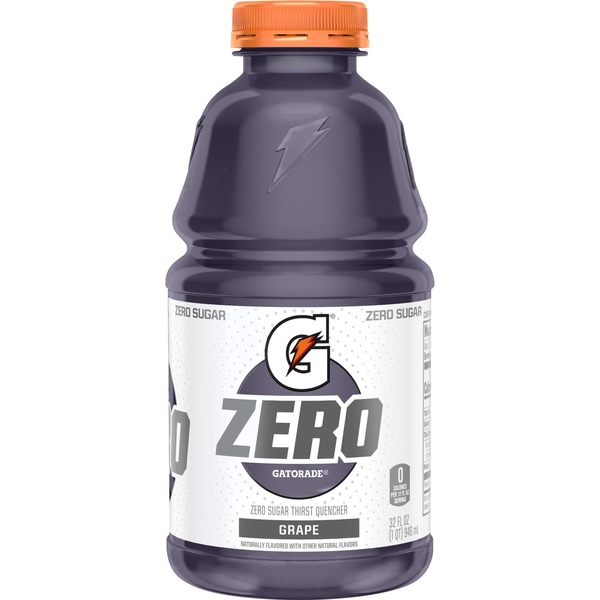 Gatorade, Zero, Grape Flavored, Zero Sugar Thirst Quencher - SmartLabel™