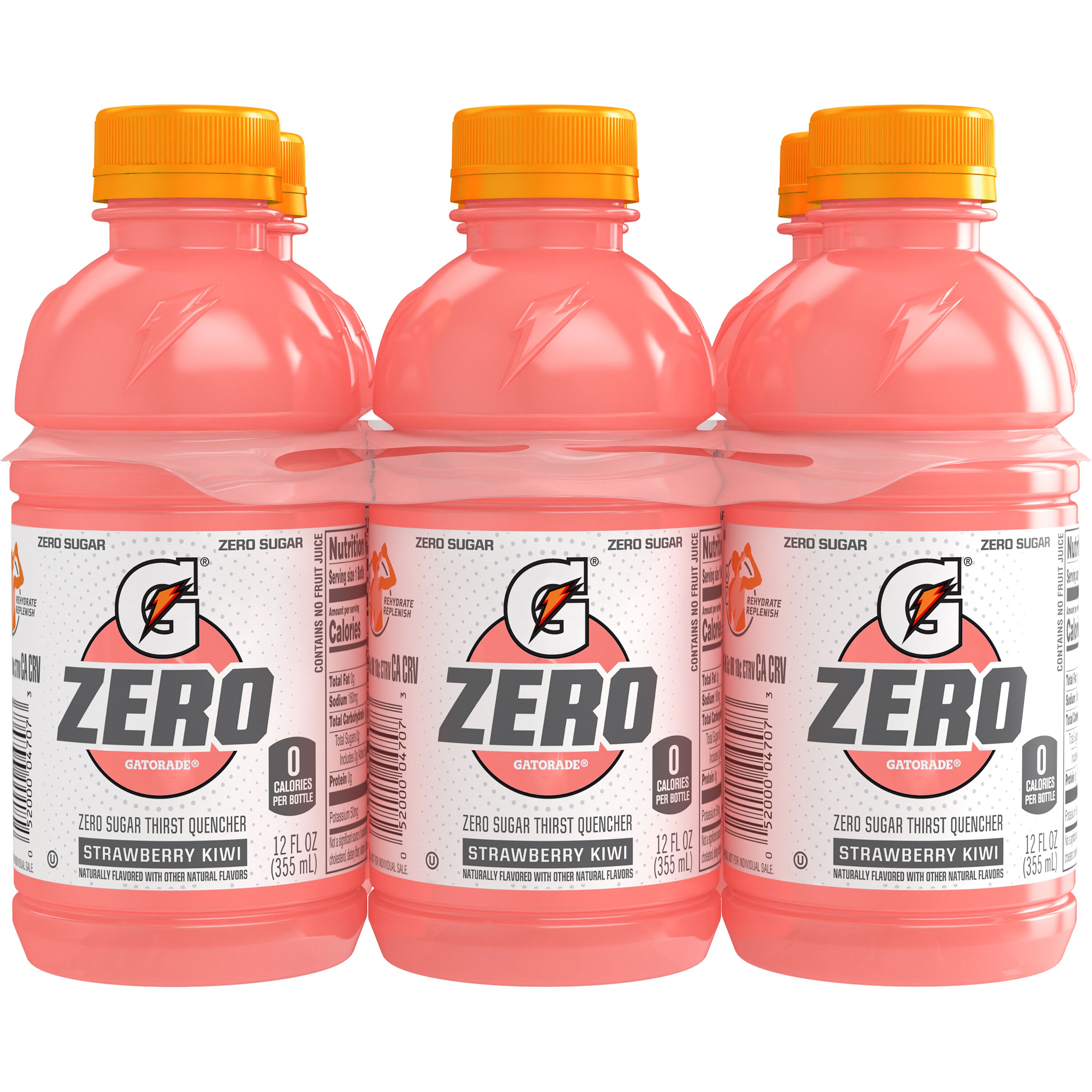 Gatorade, Zero, Strawberry Kiwi Flavored, Zero Sugar Thirst Quencher ...