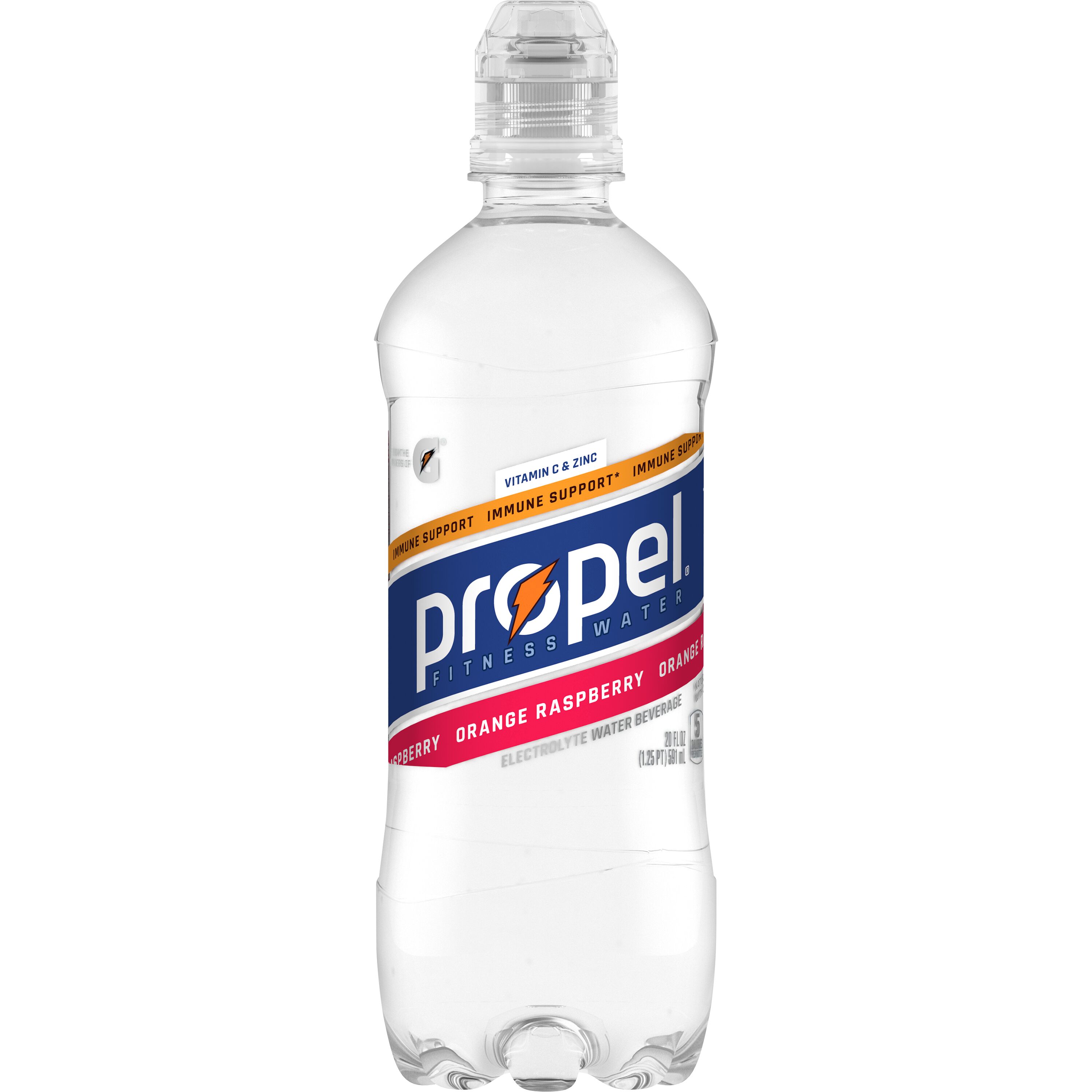 Propel, Orange Raspberry Flavored, Electrolyte Water Beverage - SmartLabel™