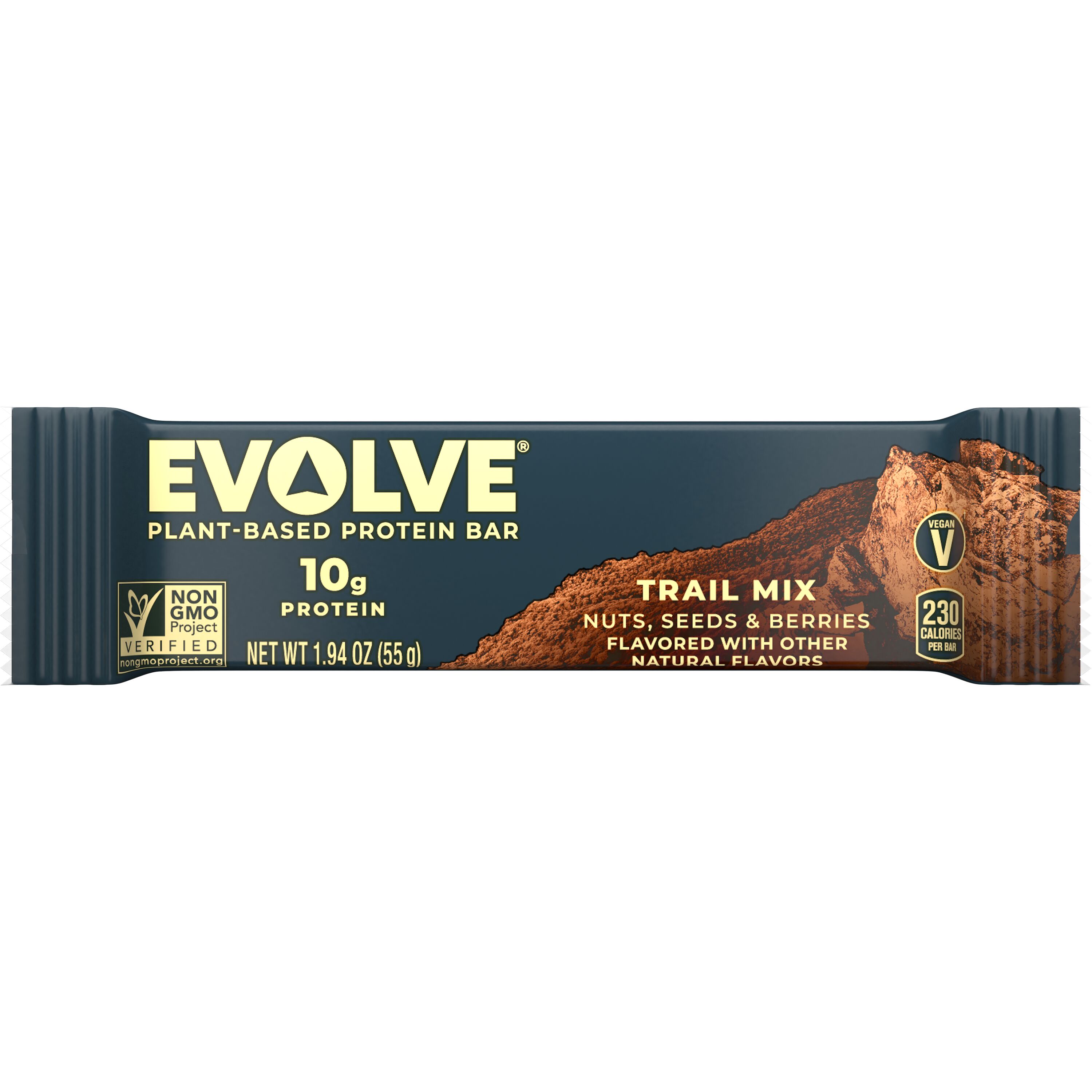 Evolve, Trail Mix Seeds, Nuts & Berries, Plant-Based Protein Bar ...