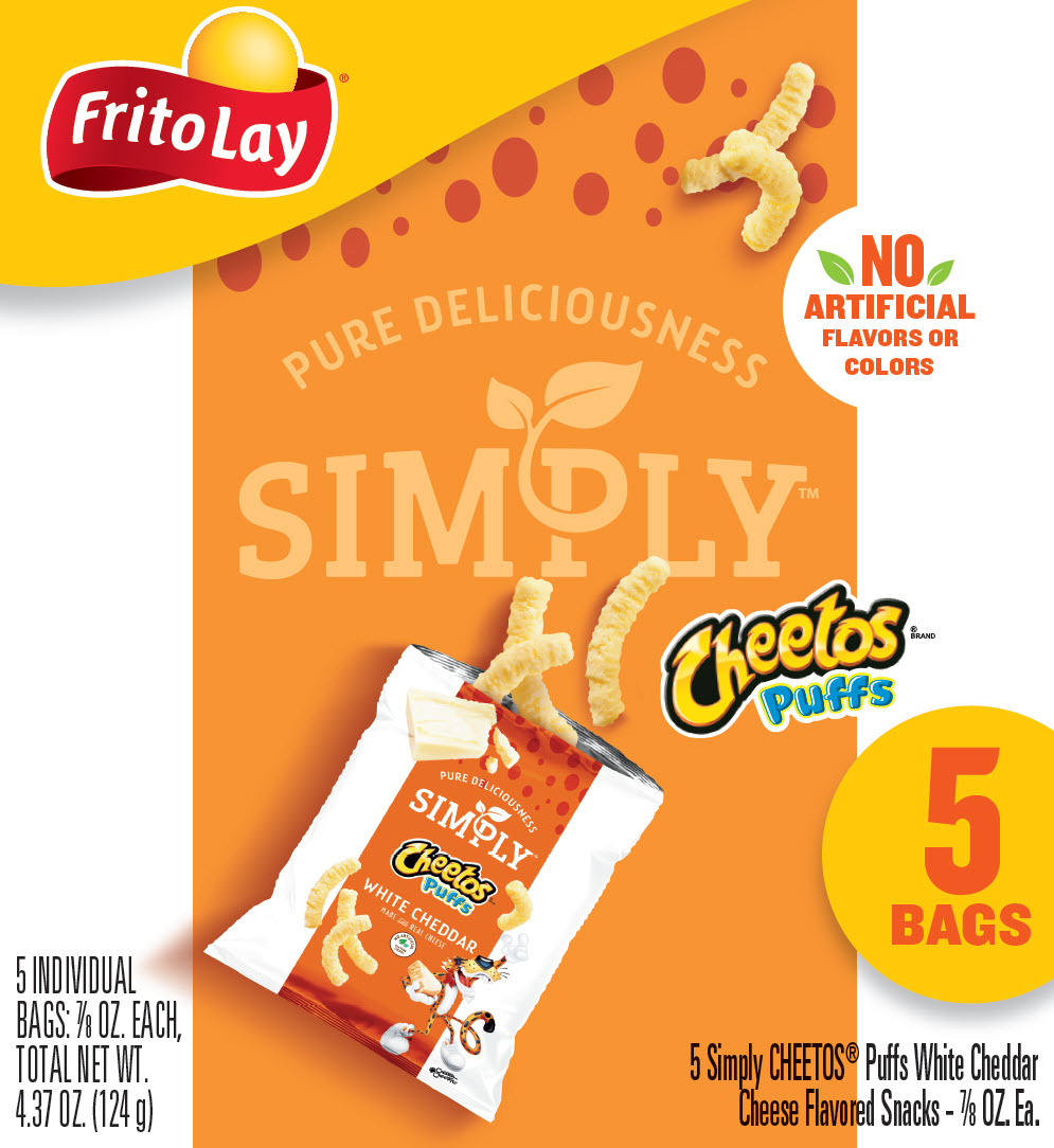 Cheetos, Simply, Puffs, White Cheddar, Cheese Flavored Snacks - SmartLabel™