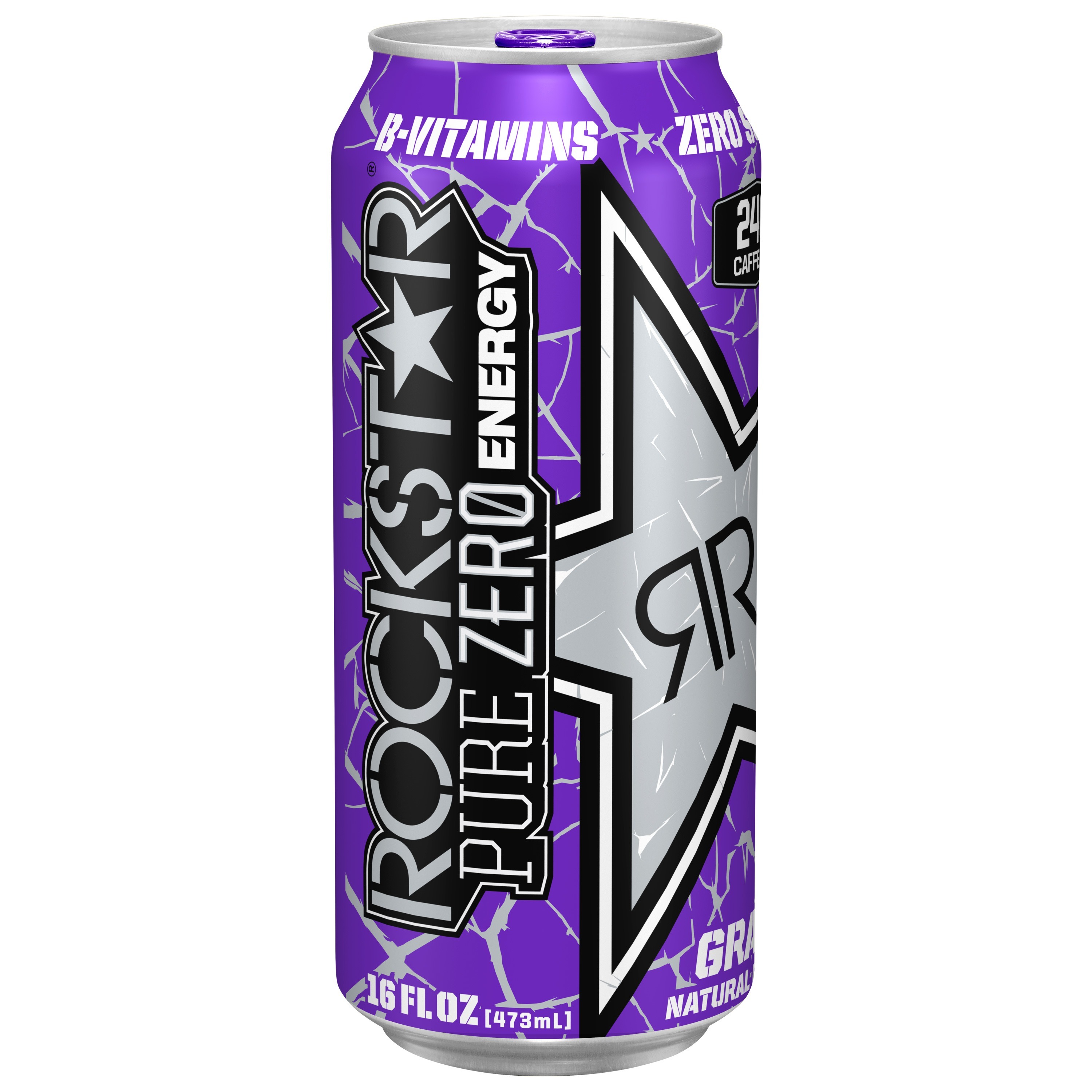 Rockstar, Pure Zero, Grape Flavor, Sugar Free Energy Drink - SmartLabel™