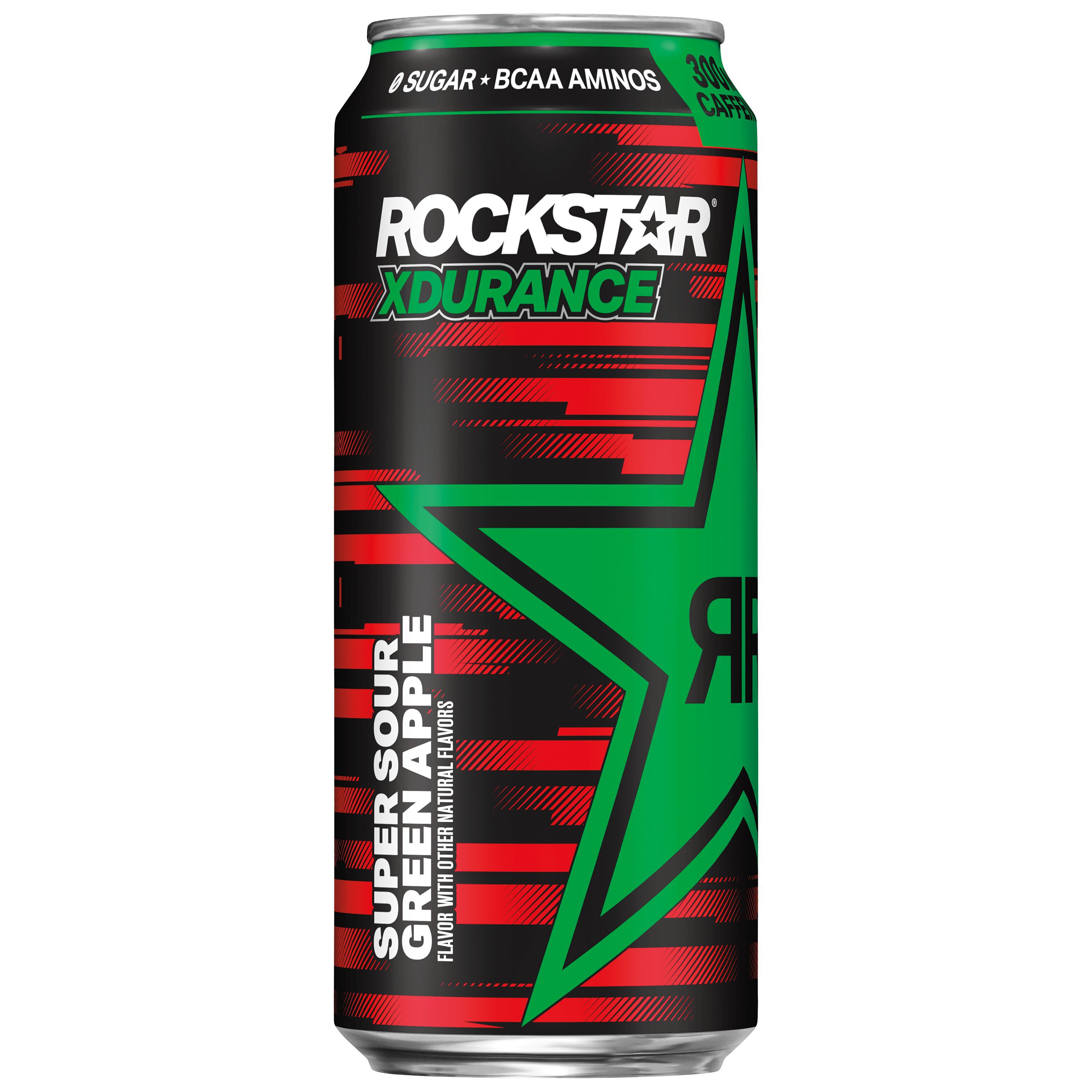 Rockstar, Xdurance, Super Sour Green Apple Flavor, Sugar Free Energy ...