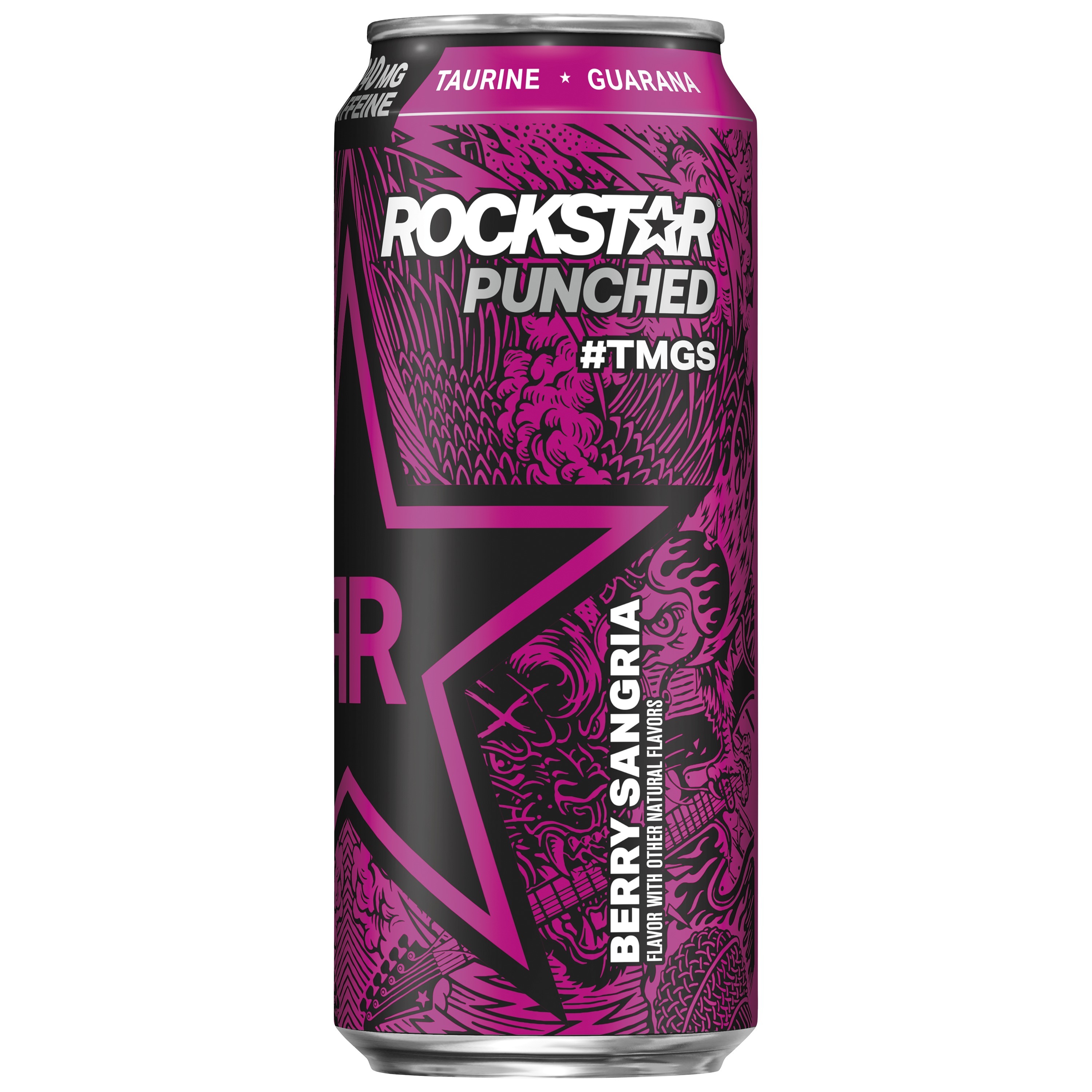 Rockstar, Punched, Berry Sangria Flavor, Energy Drink - SmartLabel™