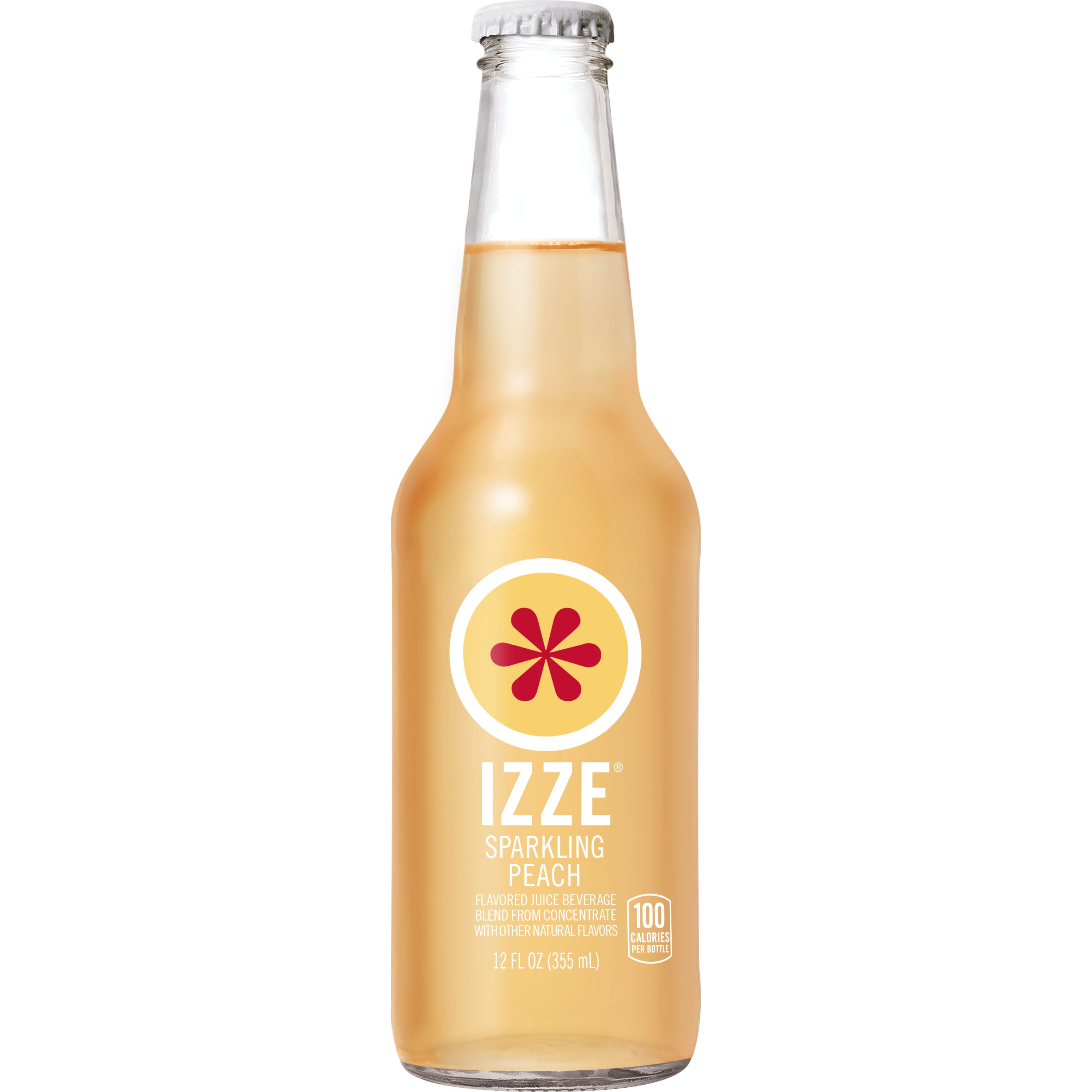 Izze Peach Flavored Sparkling Juice Beverage SmartLabel